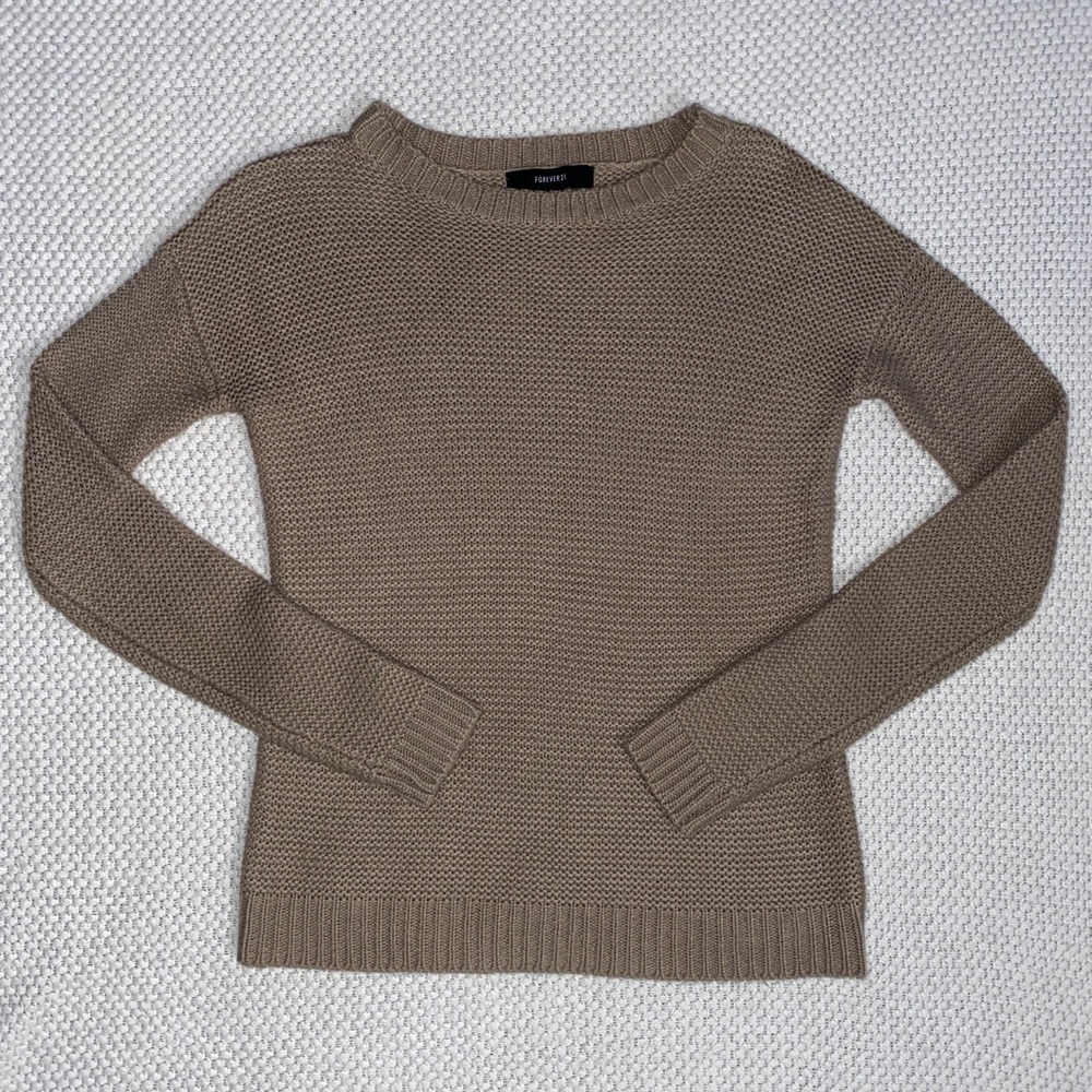 Forever 21 Brown Sweatshirt Size S